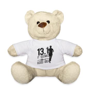 Running Runner Half Marathon Half - Teddy - Weiß - Vorne