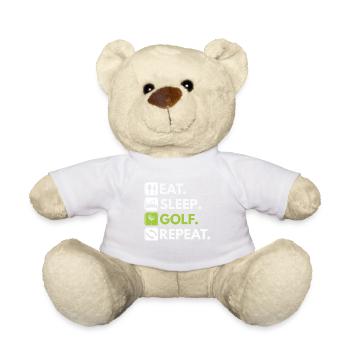Golf Sport Golfeur Golf golf parcours! Golf - Nounours - blanc - Devant