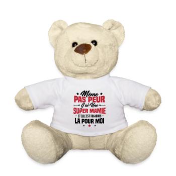 J'ai une Mamie et elle est toujours la pour moi - Nounours - blanc - Devant