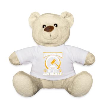 Beruf Rechtsanwalt! Juristen Jura Studenten Anwalt - Teddy - Weiß - Vorne