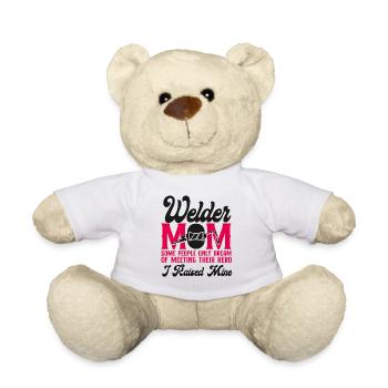 Welder Welding Mother Vintage - Teddy - Weiß - Vorne