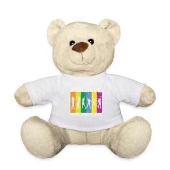Volksmusik Party Dorffest Ouftit Deutsche Schlager - Teddy - Weiß - Vorne