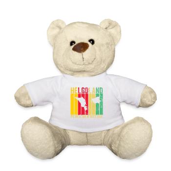 Helgoland Baltic Sea Sylt Deät Lun Lighthouse - Teddy Bear - white - Front