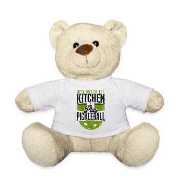 Pickleball rester hors de la cuisine - Nounours - blanc - Devant