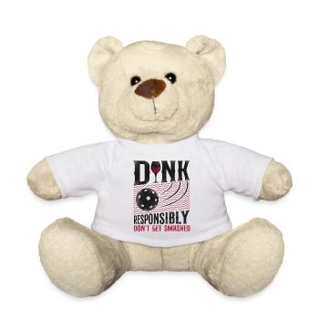 Pickleball Pun Wine Dink - Teddy - Weiß - Vorne
