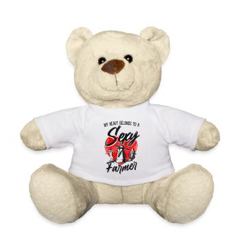 Farming Farmer Girl Wife - Teddy - Weiß - Vorne