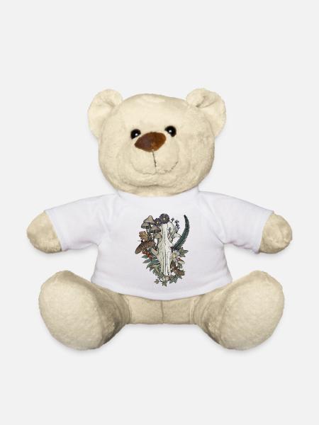 Herbstlicher Fuchs Skul - Teddy - Weiß