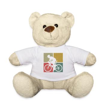 Drôle de vélo de route à vélo - Nounours - blanc - Devant