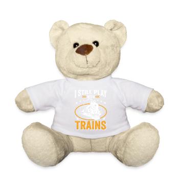 Train Model Builder, Model Locomotive Locomotive - Teddy Bear - white - Front