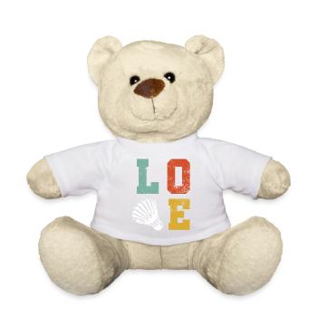 Federball Badminton - Teddy Bear - white - Front
