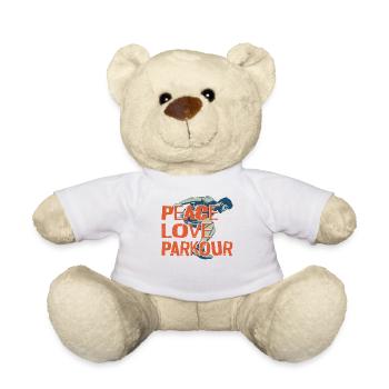 Parkour Free Running Traceur - Teddy Bear - white - Front