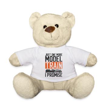 Conducteur de train à vapeur Trainspotting - Nounours - blanc - Devant