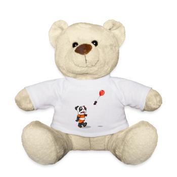 Zombie Panda Horreur Panda Halloween Chemise de fête - Nounours - blanc - Devant