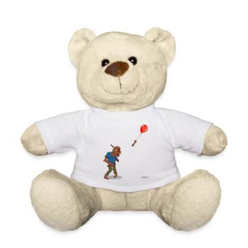 Horror Halloween Zombie - Teddy Bear - white - Front