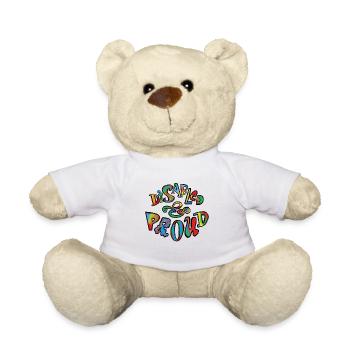 Handicapé et fier - Nounours - blanc - Devant