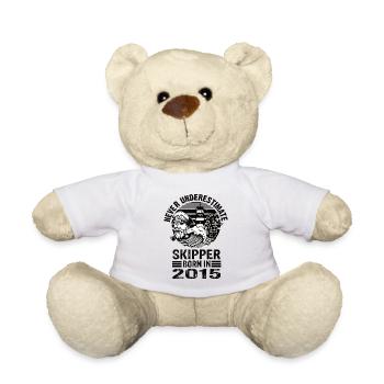 Never Underestimate Skipper born in 2015 - Teddy - Weiß - Vorne