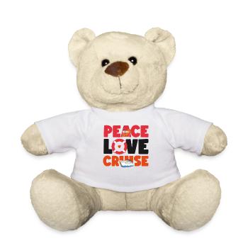 Bateau de croisière Vacances Fille Paix - Nounours - blanc - Devant
