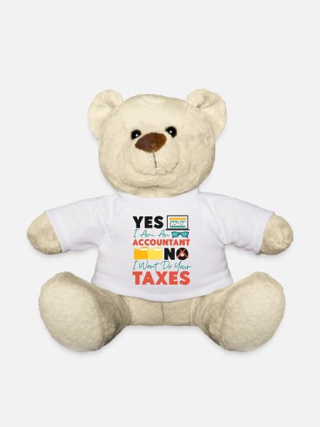 Comptable Comptable Comptable - Nounours - blanc