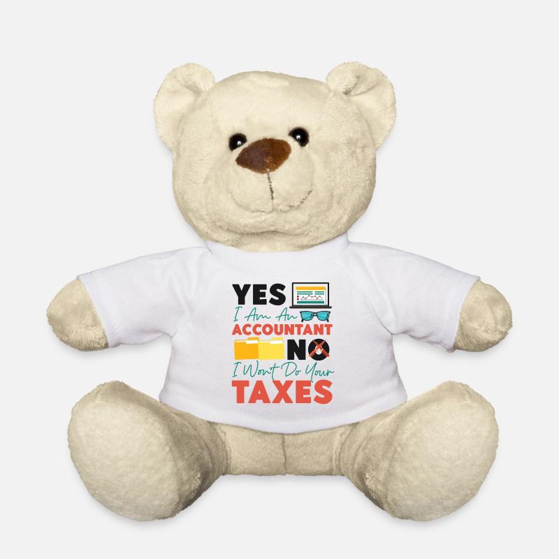 Comptable Comptable Comptable - Nounours - blanc