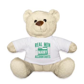 Accountant Bookkeeper Marriage - Teddy - Weiß - Vorne