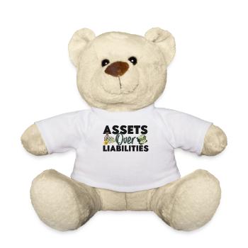 Accountant Bookkeeper Accounting - Teddy Bear - white - Front