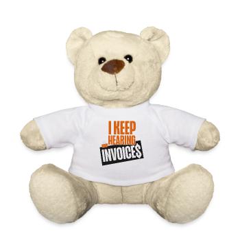 Accountant Bookkeeper Accounting I - Teddy Bear - white - Front