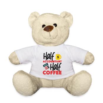 Comptable Comptable Comptable - Nounours - blanc - Devant