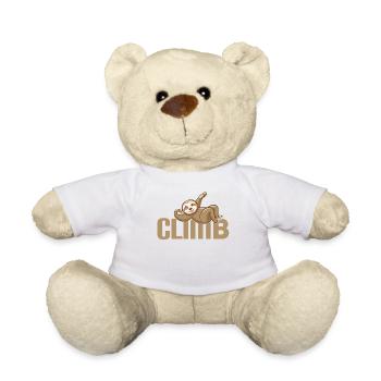 Bouldern, Klettern, Freiklettern Faultier Boulder - Teddy - Weiß - Vorne