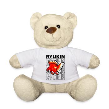 Ryukin Goldfish 80's Style Fancy Goldfish Owner - Nounours - blanc - Devant