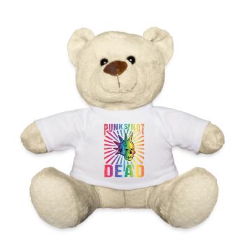 Punk Rock Pogo Anarchie Punks Punk Rocker Punk - Nounours - blanc - Devant