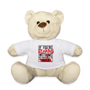 Running Runner Half Marathon Slow - Teddy - Weiß - Vorne