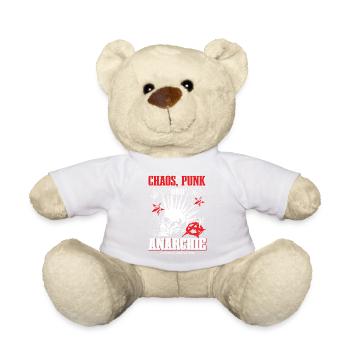 Punk Rock Pogo Anarchie Punks Punk Rocker Punk - Nounours - blanc - Devant