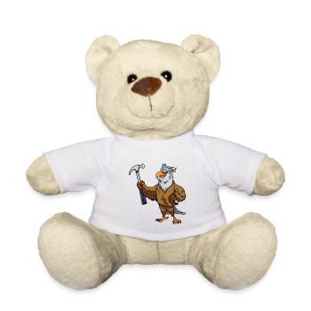 Eagle Hammer Tool Workshop Caretaker - Teddy Bear - white - Front