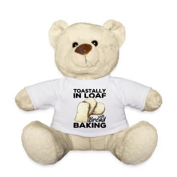 Drôle de boulanger - Nounours - blanc - Devant