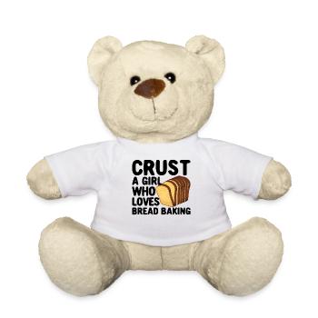 Lustiger Brotbacken-Bäcker - Teddy - Weiß - Vorne