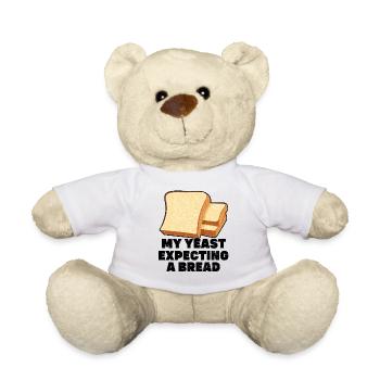 Lustiger Brotbacken-Bäcker - Teddy - Weiß - Vorne