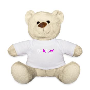 String Theory Nerd Physics Schrödinger's Cat - Teddy Bear - white - Front