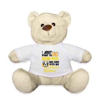 Bier Trinken - Teddy - Weiß - Vorne