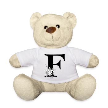 Buchstabe F - Teddy - Weiß - Vorne
