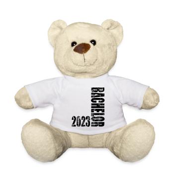 Bachelor 2023 Vintage Design - Nounours - blanc - Devant