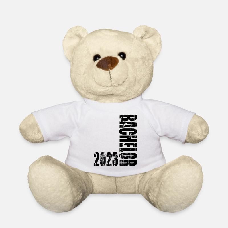 Bachelor 2023 Vintage Design - Teddy Bear - white