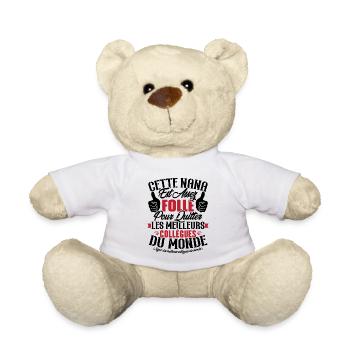 Collègue Nana, Cadeau meilleurs collègues du monde - Nounours - blanc - Devant