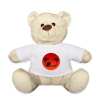 Palm Surfing - Nounours - blanc - Devant