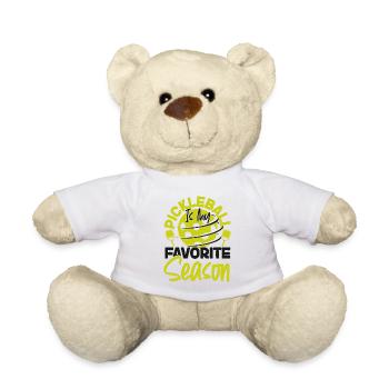 Pickleball Pickleball est mon - Nounours - blanc - Devant