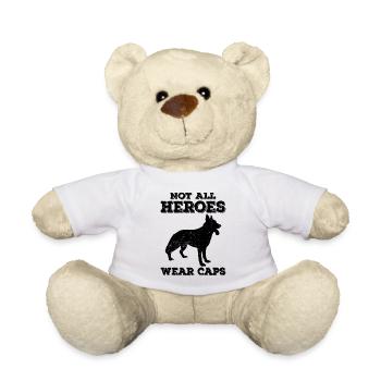 Polizeibeamter Polizeihund - Teddy - Weiß - Vorne