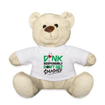 Pickleball Pun Wine Dink - Teddy - Weiß - Vorne
