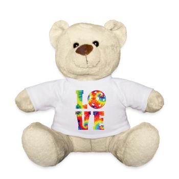 Pickleball Tie Dye 80s90s Love - Nounours - blanc - Devant