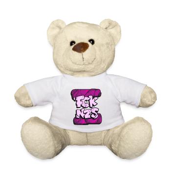 FCKNZS pink - Teddy - Weiß - Vorne