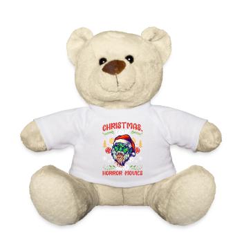 Horror Movie Zombie Santa Christmas Love Horror - Teddy Bear - white - Front