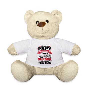 Un papy en camping-car comme un papy normal - Nounours - blanc - Devant